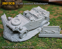 1:48 crashed Kübelwagen