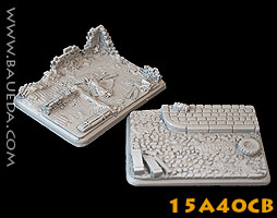15A40CB - 2 different large vehicle scenic bases (urban)