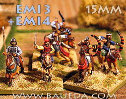 8 foot Emishi light archers - 15mm Baueda EMI1 