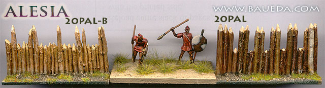 BAUEDA 15mm fortifications with 1/72 plastic figures