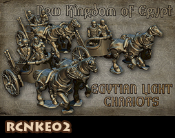 New-Kingdom Egyptian light chariots