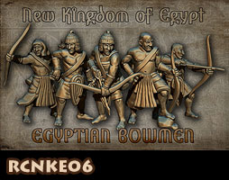15mm New-Kingdom Egyptian bowmen