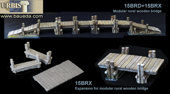  15mm modular rural wooden bridge!